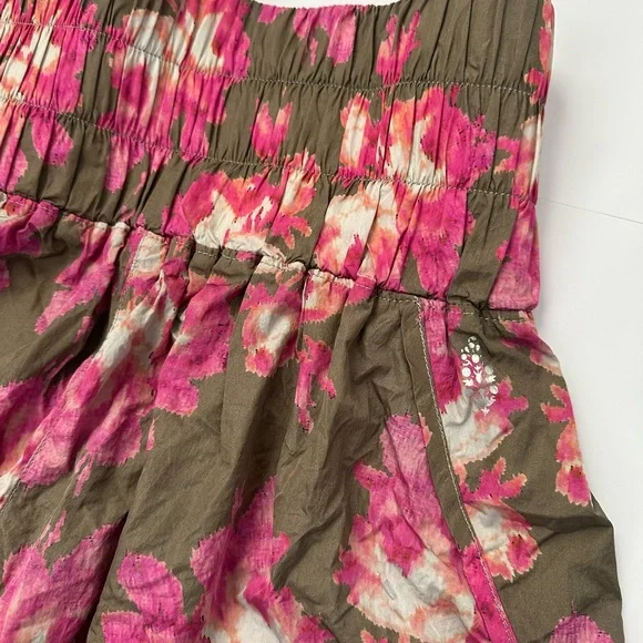 FP Movement Size S The Way Home Printed Shorts - Military Rose Combo - Picture 5 of 10